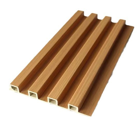 Home Wall Design Decoration Pvc Foam Board Decorative Fluted 3d Wpc Wooden Wall Panels Indoor